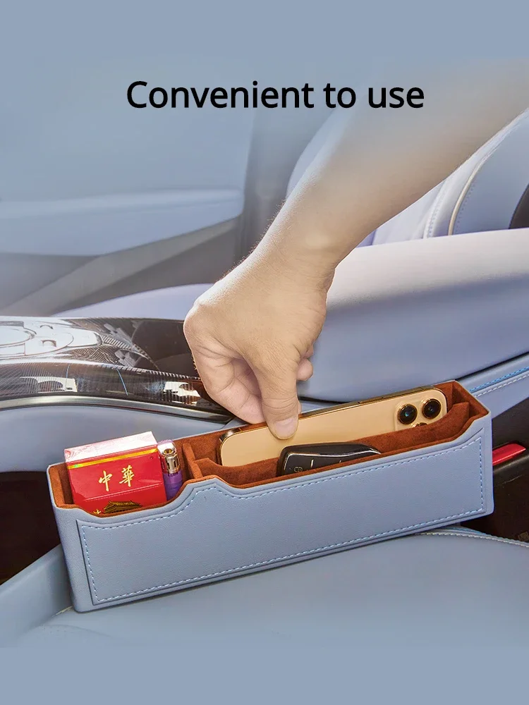 Car Seat Seam Organizer Front Seat Seam Organizer Car Seat Seam Pocket for BYD Seal EV Car Styling Accessories