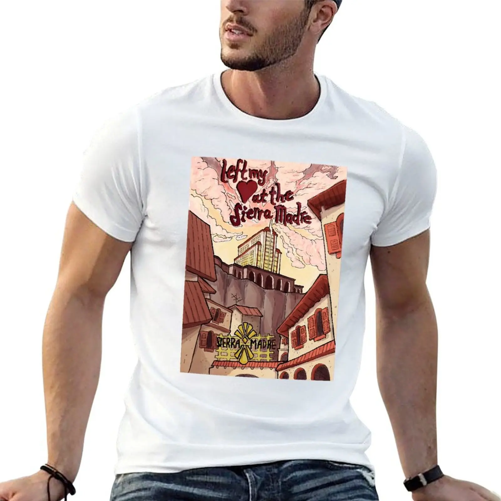 

Left My 3 at the Sierra Madre T-Shirt man t shirt cotton high quality man graphic t shirt T-Shirt