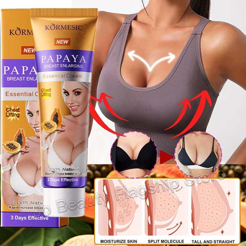 

Papaya Breast Firming Cream Beauty Salon Massage for Breasts Improves Breast Firmness Lifts Sagging Drooping Moisturising Cream
