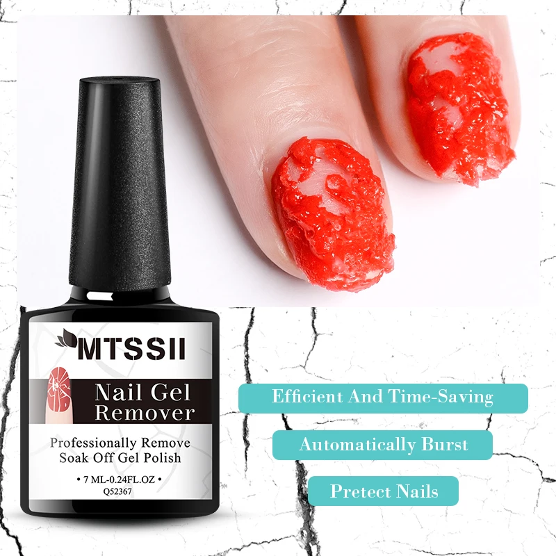 Mtssii-Gel removedor rápido mágico para uñas, Gel limpiador UV LED, barniz desengrasante, botella de cristal para manicura