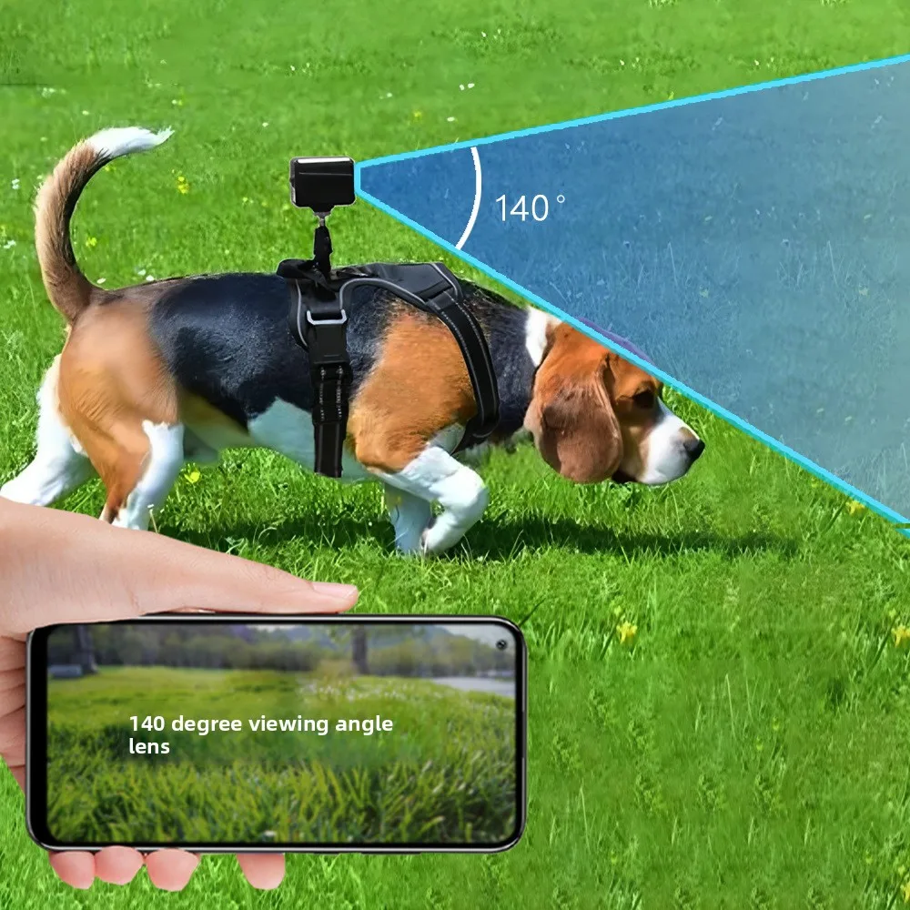 4G Pet Camera Dog Cat Strap Neck Recorder Video  Conversation Monitoring Smart
