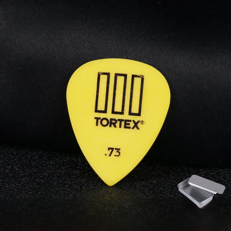 Palhetas de Guitarra Dunlop Tortex TIII Folklore 462 Pequenas em Material Delrin para Guitarra Acústica