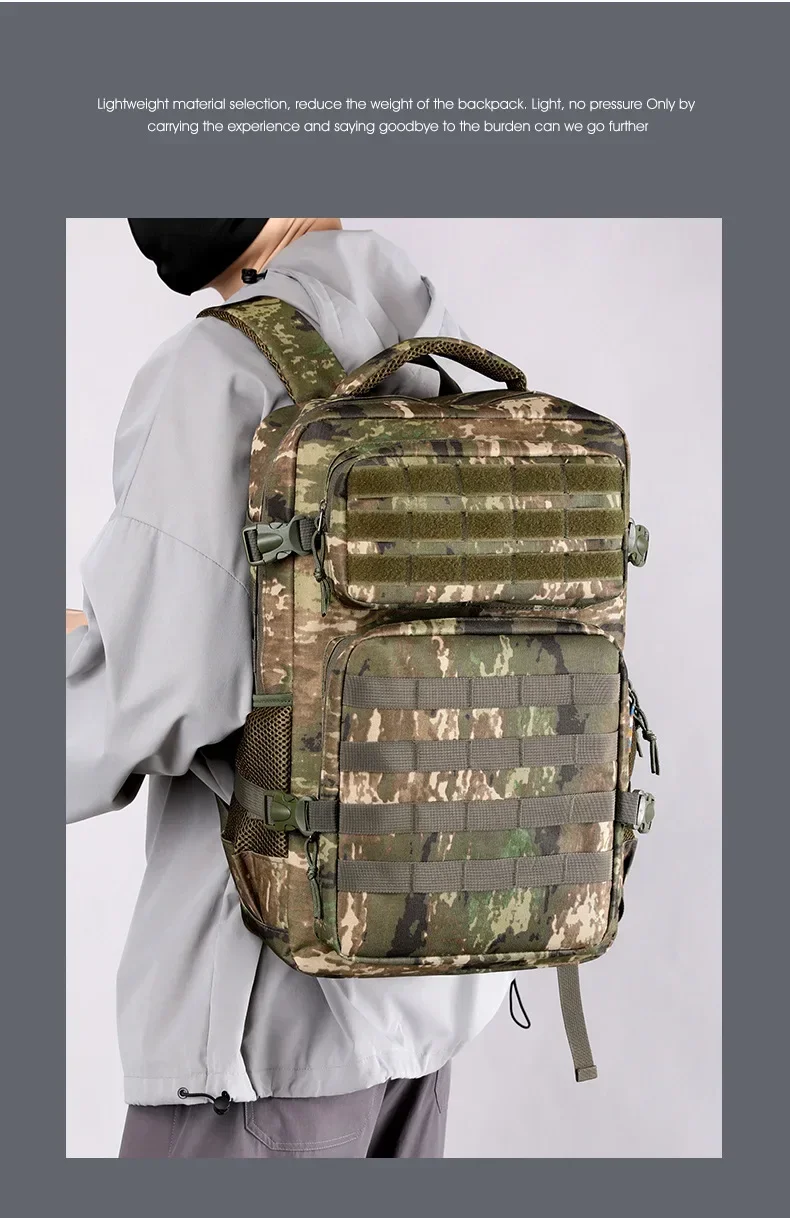 25L 1000D Nylon Waterproof Outdoor Rucksacks Tactical Sports Camping Hiking Trekking Hunting Backpack