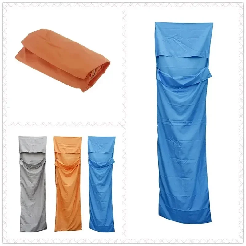 

Liner Polyester Pongee Portable Single Sleeping Bags Ultralight Outdoor Sleeping Bag Camping Travel Healthy Outdoor Sleeping Bag