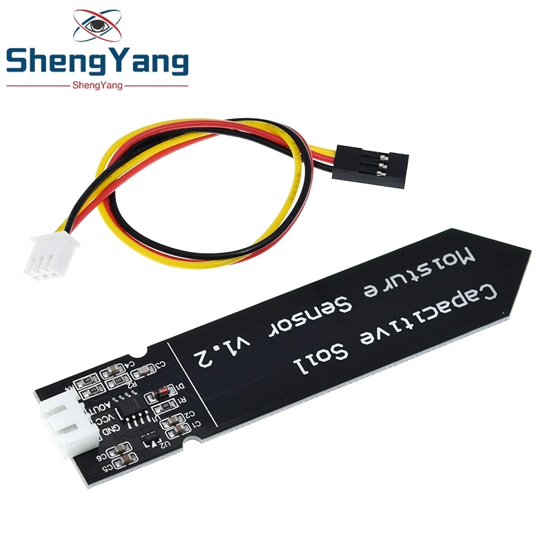 Capacitive soil moisture sensor Corrosion Resistant wide voltage wire for arduino Analog Capacitive Soil Moisture Sensor V1.2