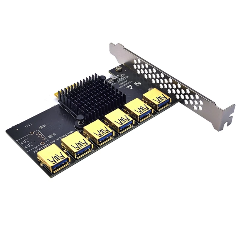 PCI-E To PCI-E Adapter PCI-Express Slot 1X To 16X USB 3.0 Mining Special Riser Card Converter For BTC Mining