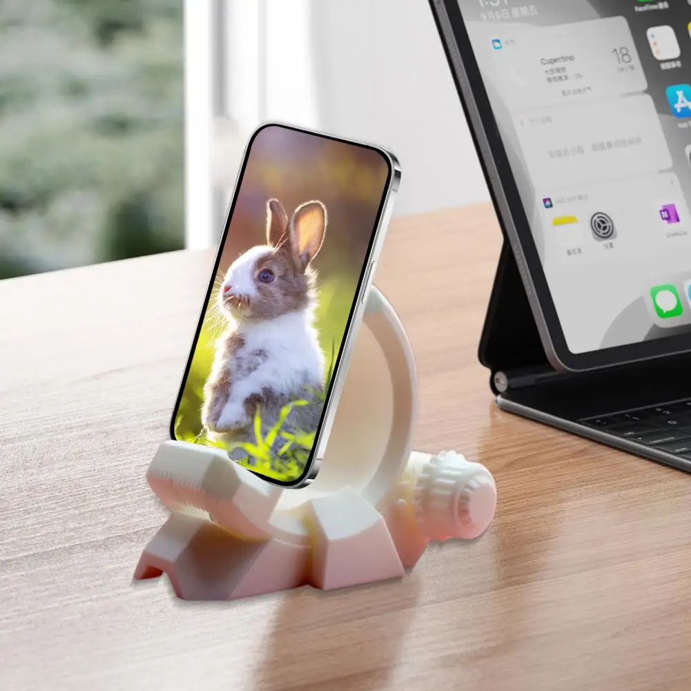 

Подставка для телефона с узором «елочка», держатель для мобильного телефона, настольная подставка, док-станция, механизм поворотного раздвижного замка без помощи рук, крепления для смартфона