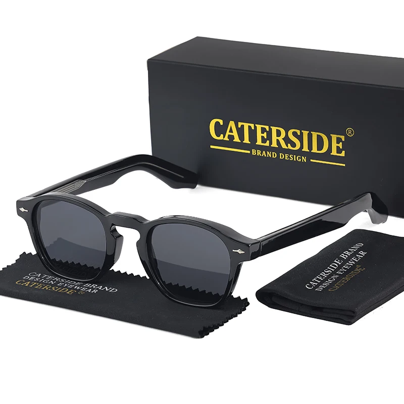 CATERSIDE Retro Runde Sonnenbrille für Herren, kleiner Rahmen, Markendesign, Sonnenbrille für Damen, Party, Shopping, Festival, Geschenke, Brillen – Detail 4