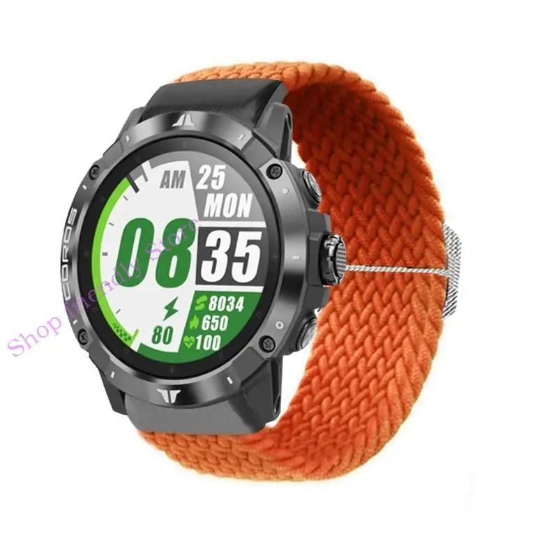 

594A Adjustable Band-Nylon Strap for Coros Vertix 2 Watch Sport-Bracelet-Wrist Belt