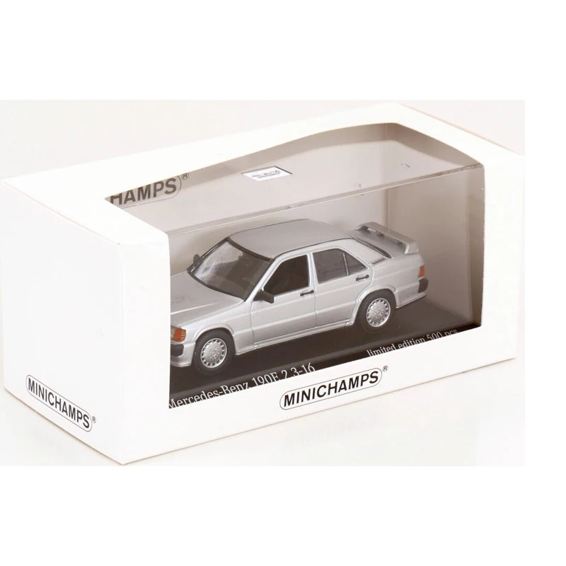 1/43 Mercedes-Benz classic car 190E 2.3-16 W201 Saloon 1984 simulation model, children\'s collection, gifts for children.