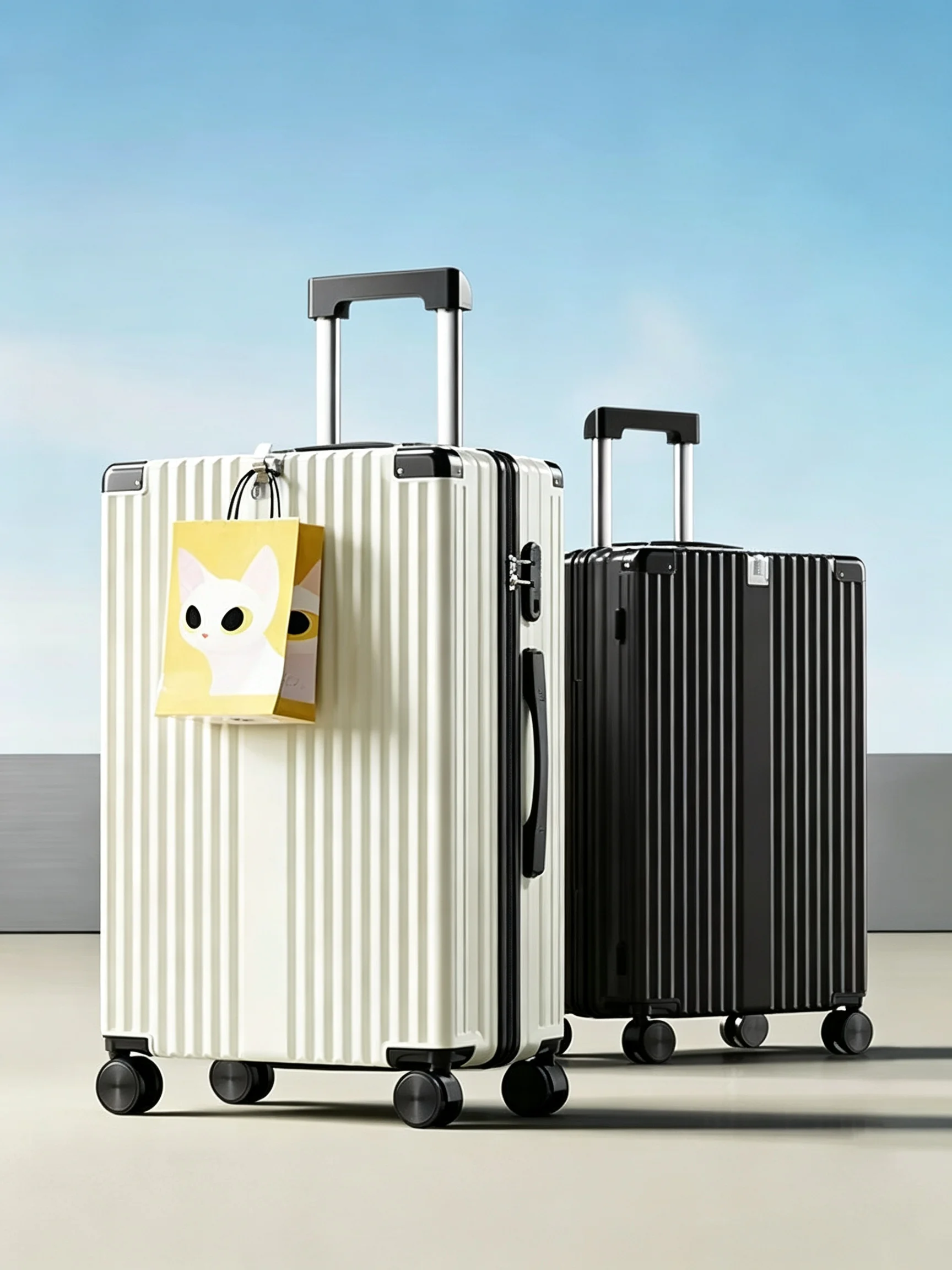 large-capacity-travel-suitcase-durable-password-lock-luggage-bag-for-students-men's-style-casual-travel-rolling-suitcase