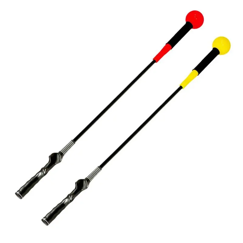 Golf Swing Trainer Stick Posture Corrector Practice Swing Training Aids Golf Training Stick Strength Exercise for Balance Tempo