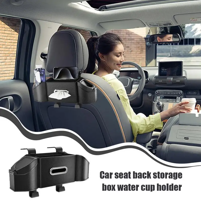 For Refer To Description  Car Seat Storage Box Exquisite Seat Back Organizers Storage Box Car Organizer Featuring Precise