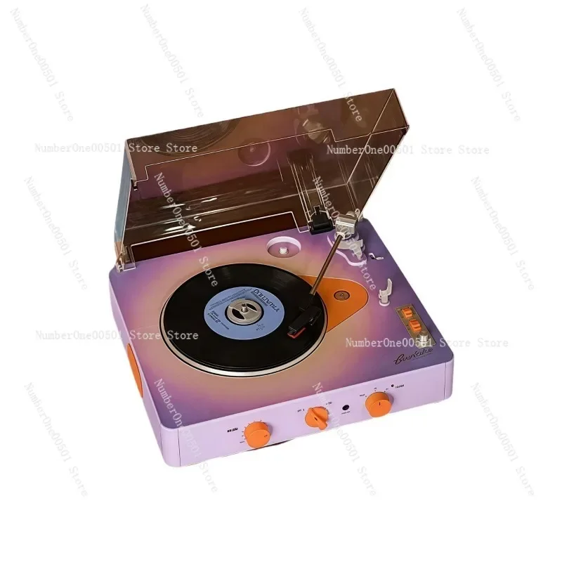 

Retro vinyl record player, Bluetooth audio, gift speaker, integrated speaker, self-contained speaker, disc press, phonograph