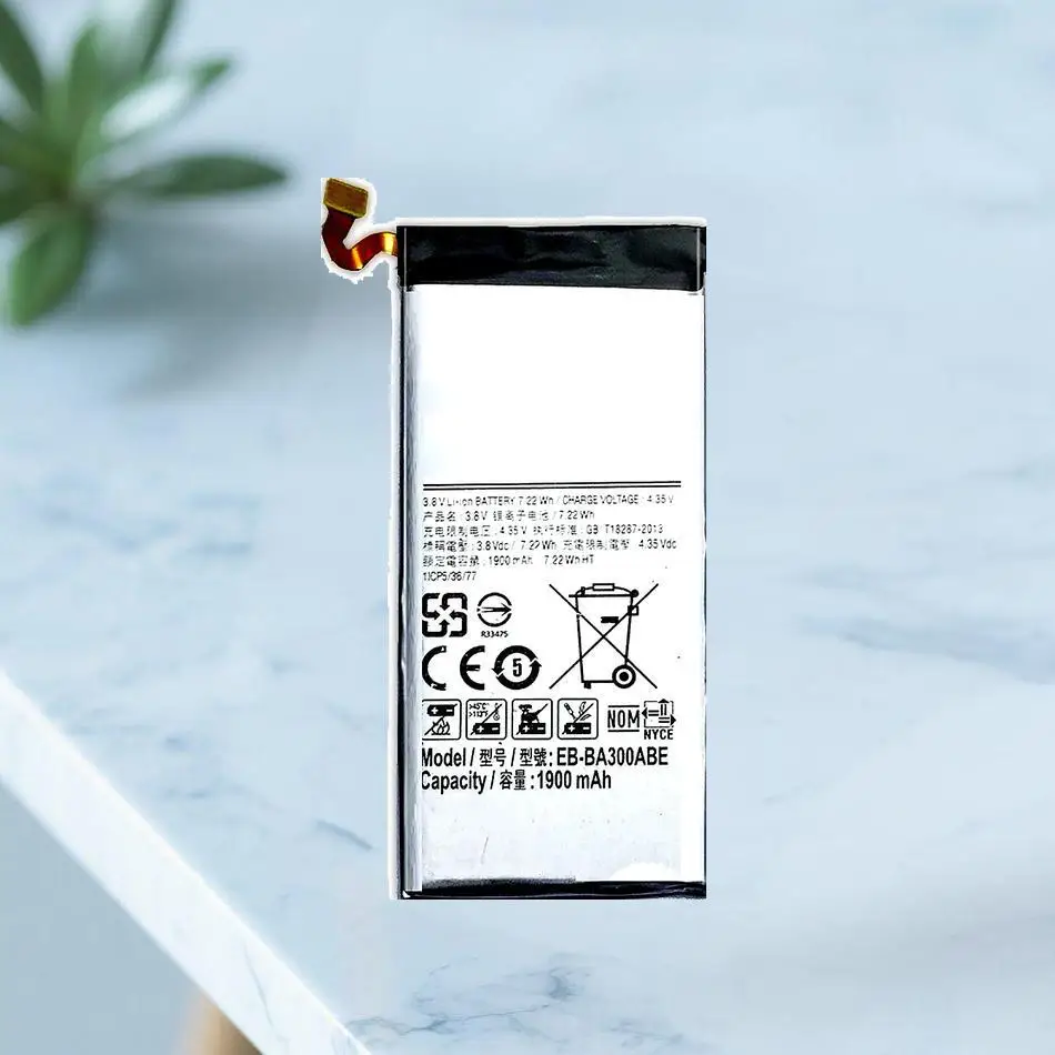 

Safe 1900Mah Mobile Phone Battery EB-BA300ABE For Samsung Galaxy A3 2015 Version A300 A3000 High-Efficiency