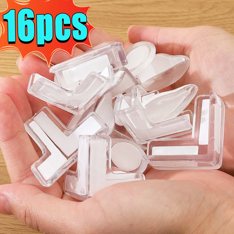 المضادة للتصادم زاوية سيليكون شفاف ركن ملصق الجدول ركن خزانة غطاء فوق البوتاجاز لإخراج الأدخنة المضادة للتصادم غطاء حماية الزاوية #1