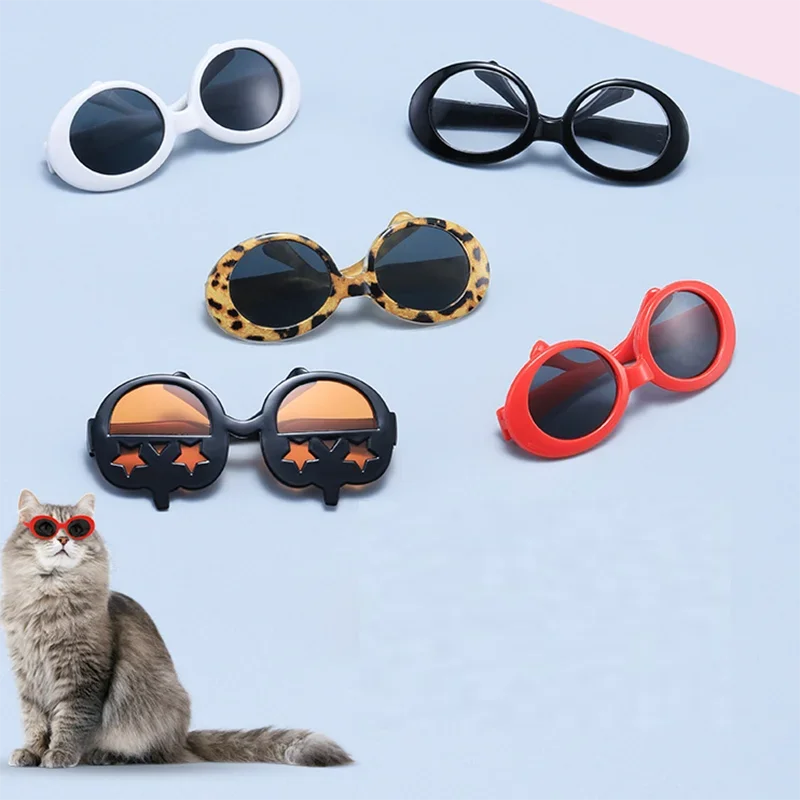 

Cute Cats Dogs Sunglasses Small and Medium-sized Dogs UV Protection Creative Trend Toy Sunglasses Pet Supplies Dog Accessories