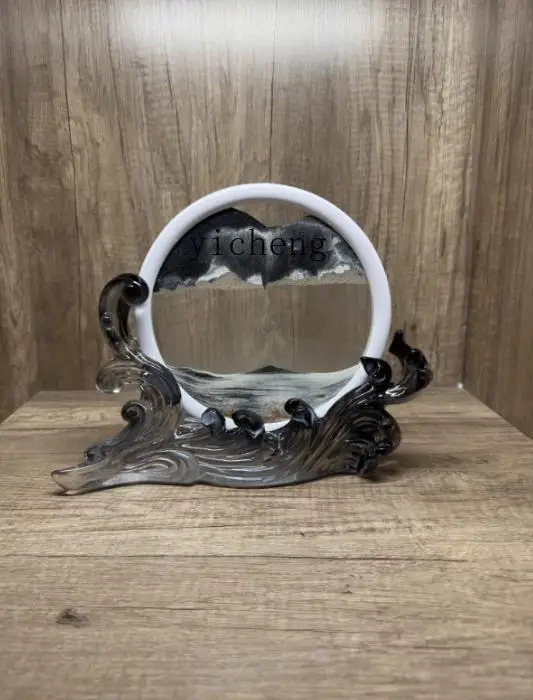 

Flowing Sand Art Ornament TV Cabinet Wine Cabinet Entryway High-end Decoration Housewarming Gift