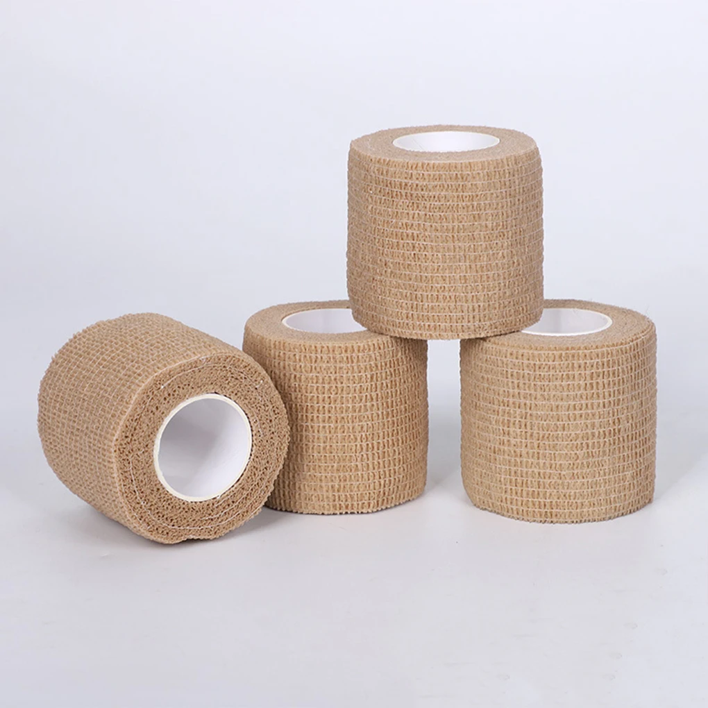 6x proteção esportiva da cor da pele às melhores - bandagem elástica para prevenção de lesões fácil de usar cor de tez 7,5 cm * 4,5 m