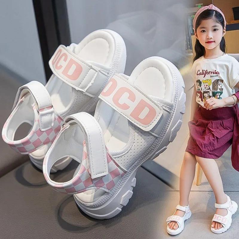 

Children's Simple Sandals Fashionable Student Casual Sandals Large Kids Sporty Style Sandals Beach Wading Kids Fashionable Style
