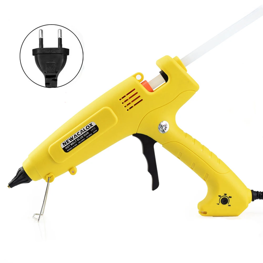 

300W Hot Melt Glue Gun EU Plug 220V Smart Temperature Control Glue Gun with Copper Nozzle 11mm Glue Stick Repair Heat Tool