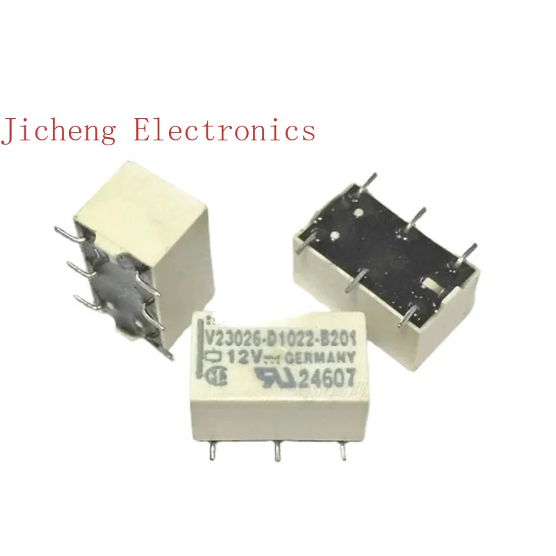 V23026-D1022-B201-12V Relay 6-Pin Baru V23026-D1022-B201 12VDC