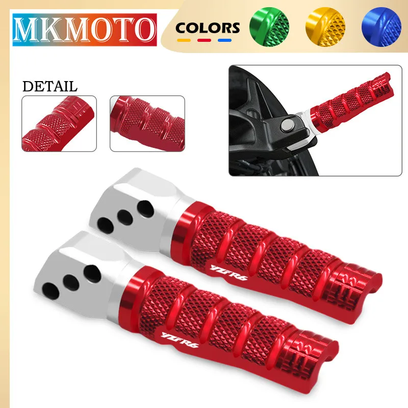 Hot Sales For YZF-R1 YZFR6 2015-2024 2023 2022 Rear Passengers Foot Pegs CNC Footrests Pedals Motorcycle Accessories yzf r1 r6