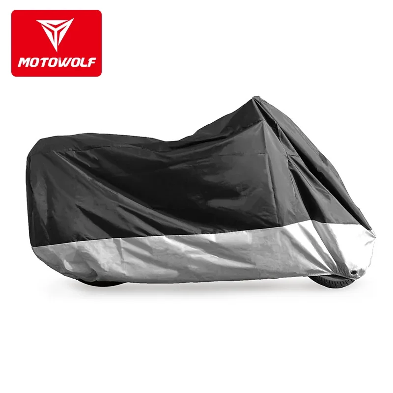 MotoWolf universal motorcycle sunshade rainproof waterproof dustproof and sunscreen Oxford cloth bicycle cover  motorcycle suit