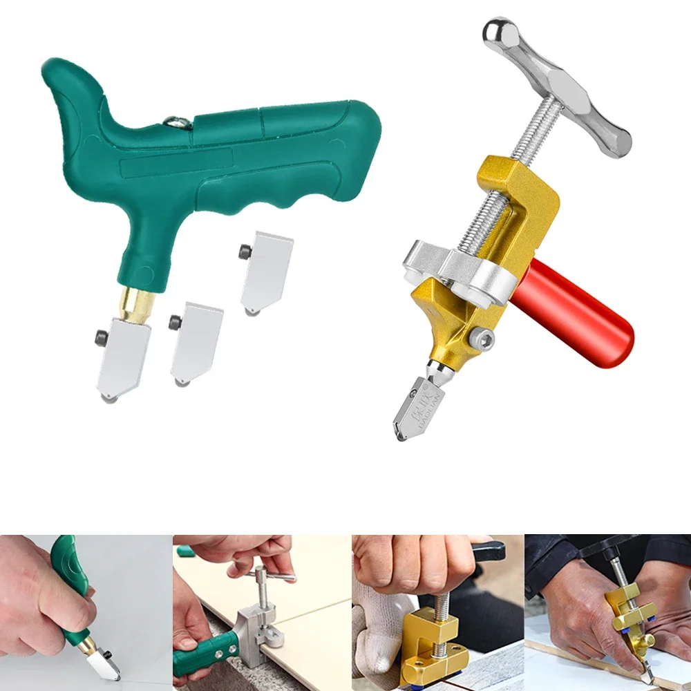 Multifunction Glass Ceramic Tile Cutter with Knife Wheel Diamond Roller Cutter Cutting Machine Opener Breaker Tools Accessories