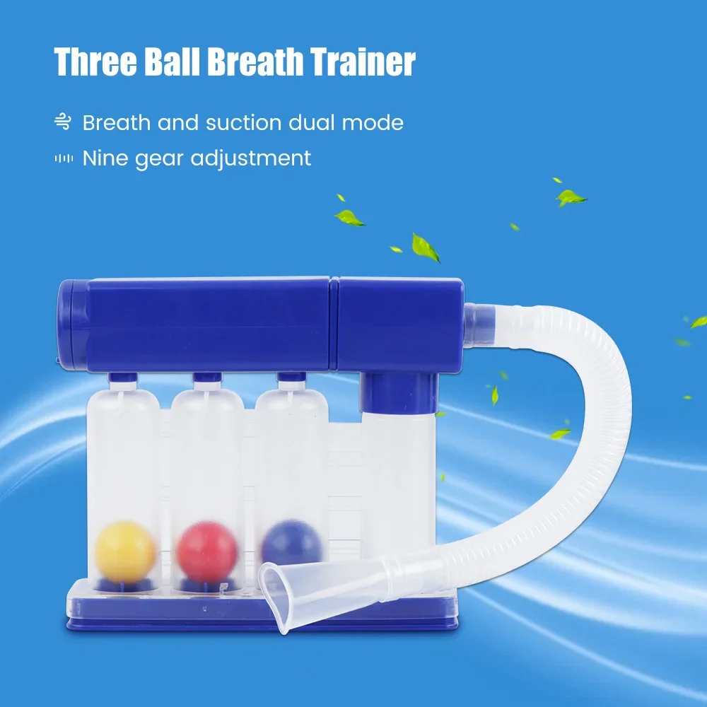 Rehabilitation Breathing Exerciser Washable Lungs Lung Exercise Breath Measurement Volume System Breath Trainer Improvement Tool