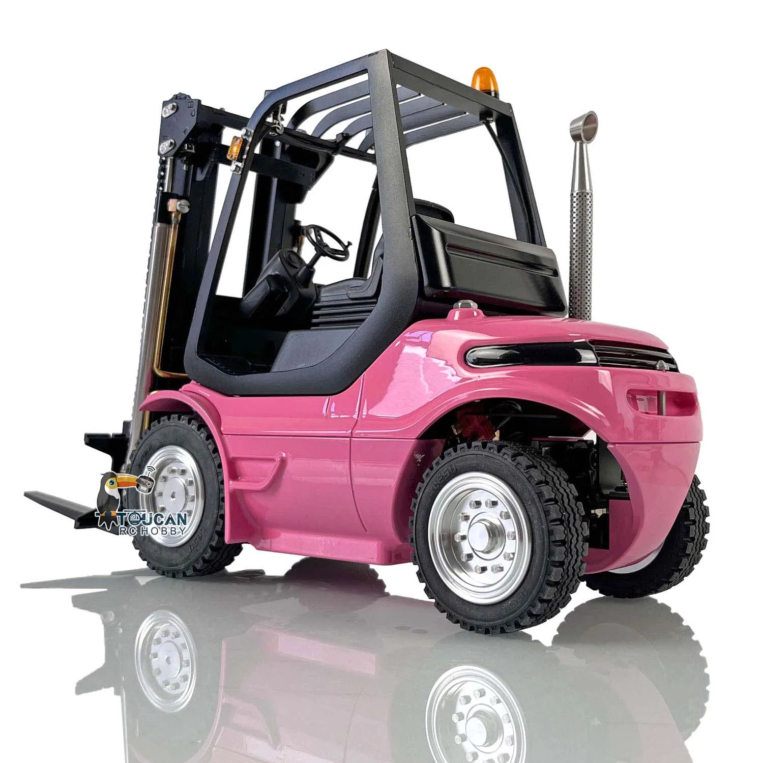 Lesu RC Hydraulic Forklift 1/14 Transfer Car Valve Esc Motor Sound Light Assembled Painted RTR Remoted Vehicle Toys Thzh1343