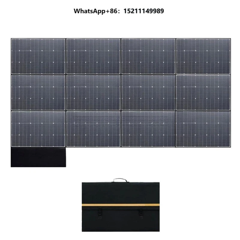 FB93 600W Foldable Monocrystalline Solar Panel IP65 Waterproof 44V High Efficiency Solar Generator/Charger Power Station