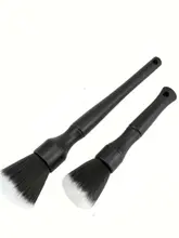 Cepillo de limpieza de cerdas suaves para Interior de coche, herramienta de limpieza de coche, plumero de salpicadero, 1 piezas