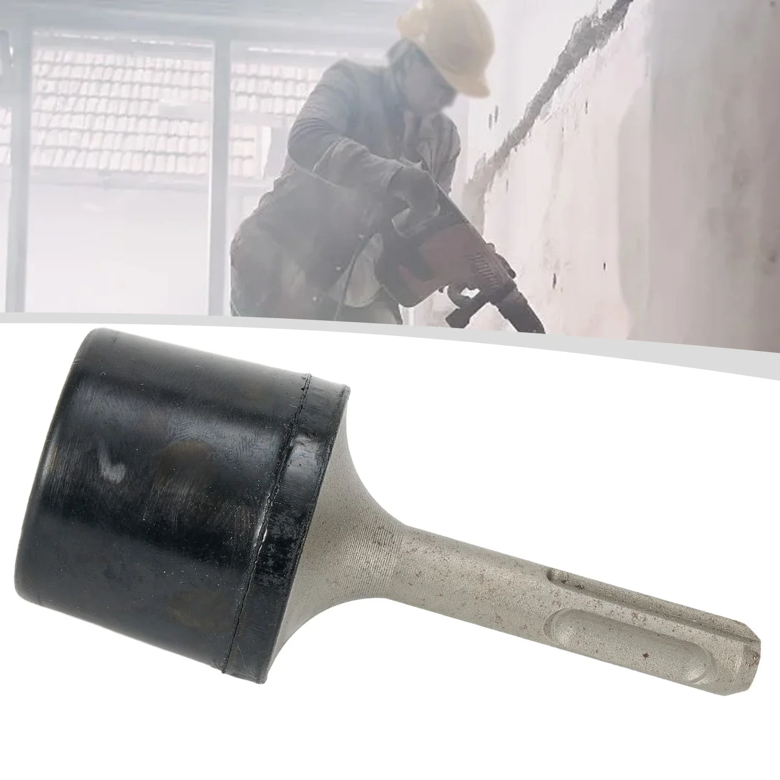 Rubber Electric Hammer SDS-PLUS Shank For Automotive Sheet Knocking Flat Iron Sheet Flatten Tile Lamina Power Tools