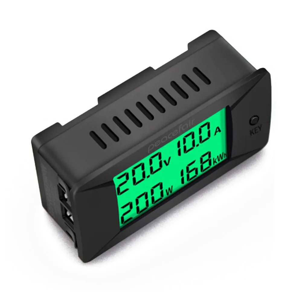 

50A 100A 200A 300A DC 0-300V LCD Display Digital Current Voltage Power Energy Meter Power Energy Watt Meter Ammeter Voltmeter