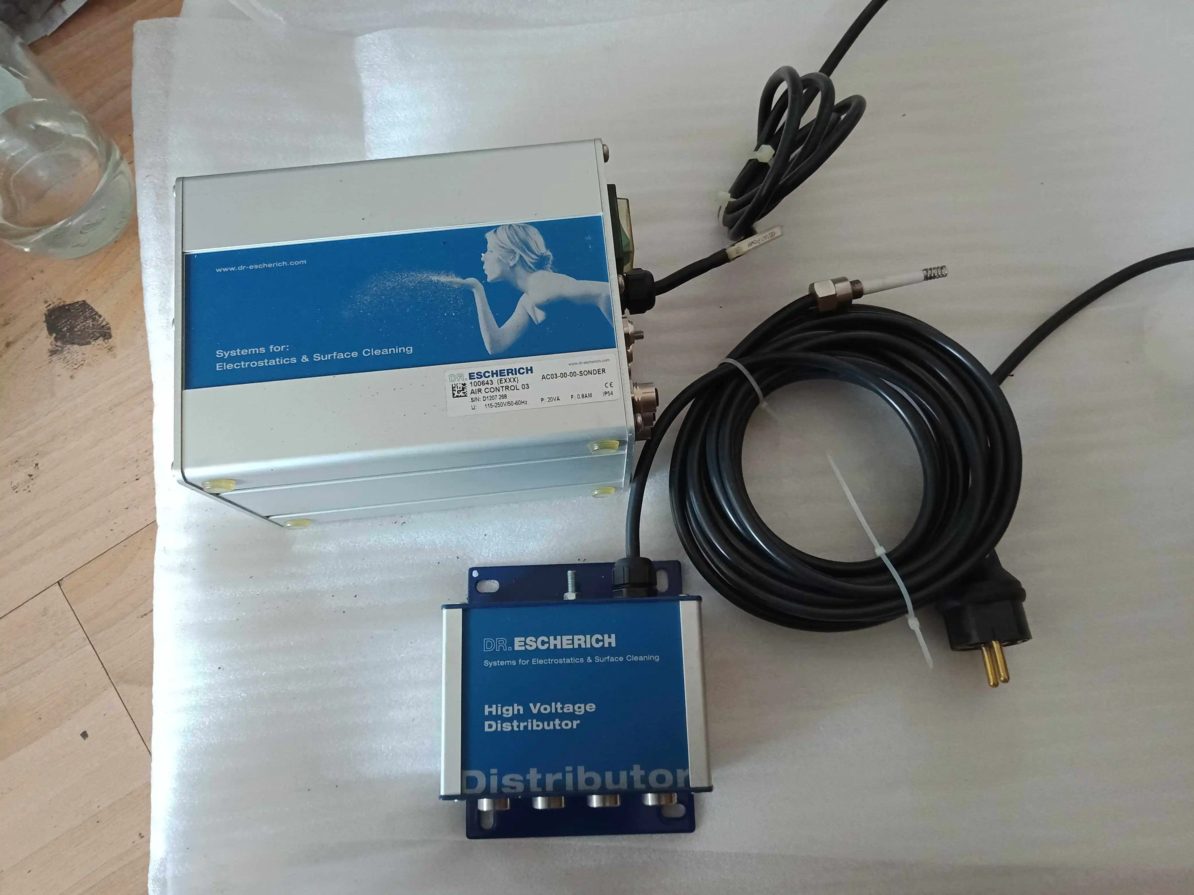 

German DR. ESCHERICH 100643 high-end particle generator, electrostatic ion