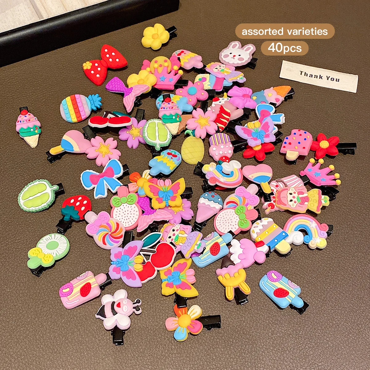 40 fermagli per capelli a tema cartoni animati, carini e originali, con accessori per capelli dolci ed eleganti, adatti all'uso quotidiano._voghion.com
