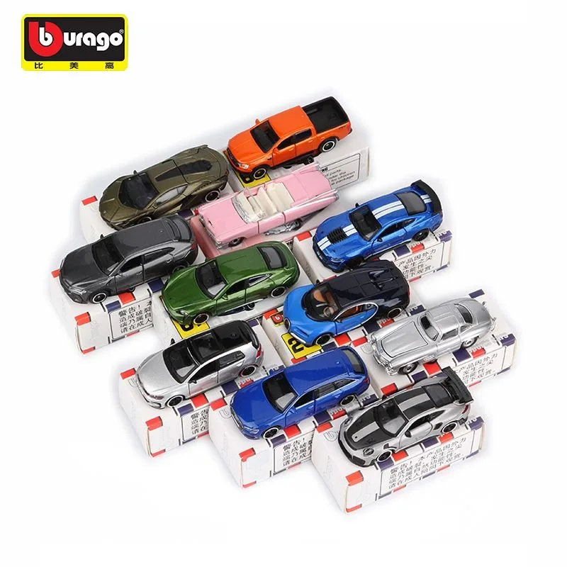

Bburago 1:64 Alloy Car Models Porsche and Mercedes Realistic Mini Cars Ideal for Collection and Kids Toys Gifts