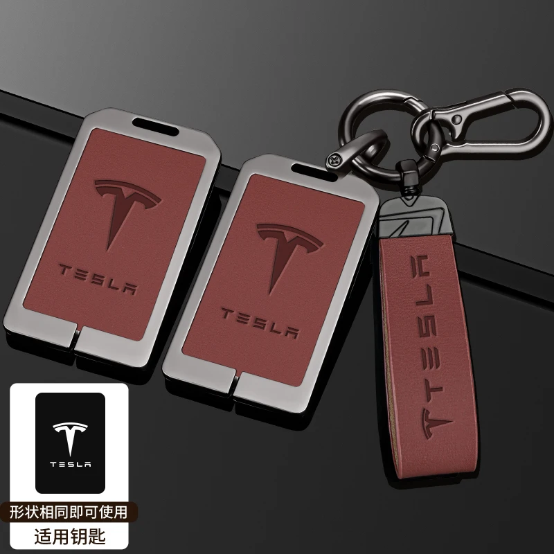 In lega di zinco auto Smart NFC Card Key Cover Case Protector Holder Shell per Tesla Model 3 Model S Model X Model Y accessori per auto