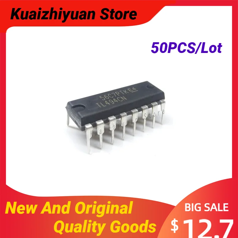 50PCS/Lot New And Original TL494CN DIP-16 TL494C TL494 DIP16 IC Chipset Quality Goods