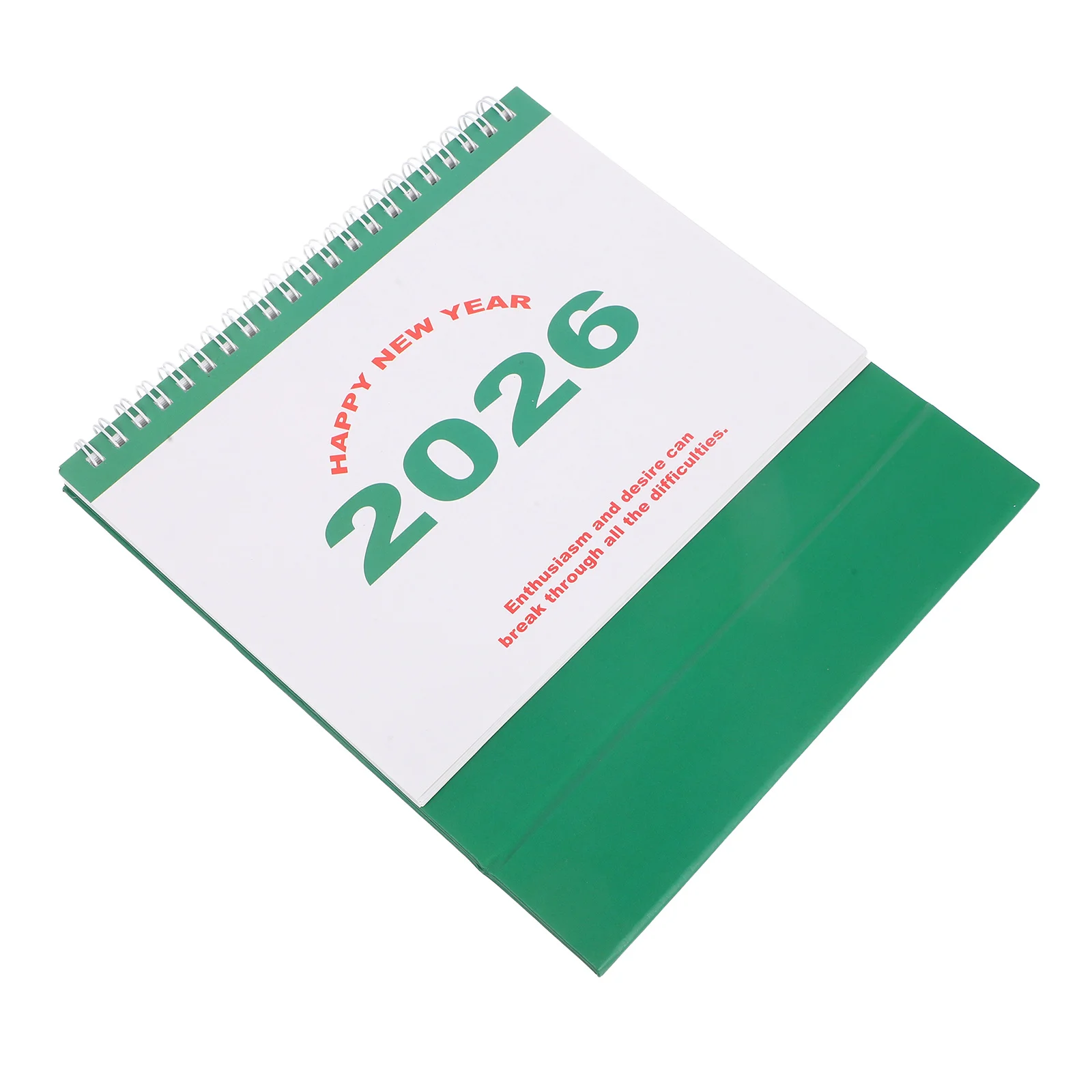 

2026 Desk Flip Calendar Minimalist Standing Monthly Planner Spiral Bound Thick Paper Compact Desktop Calendar for Professionals