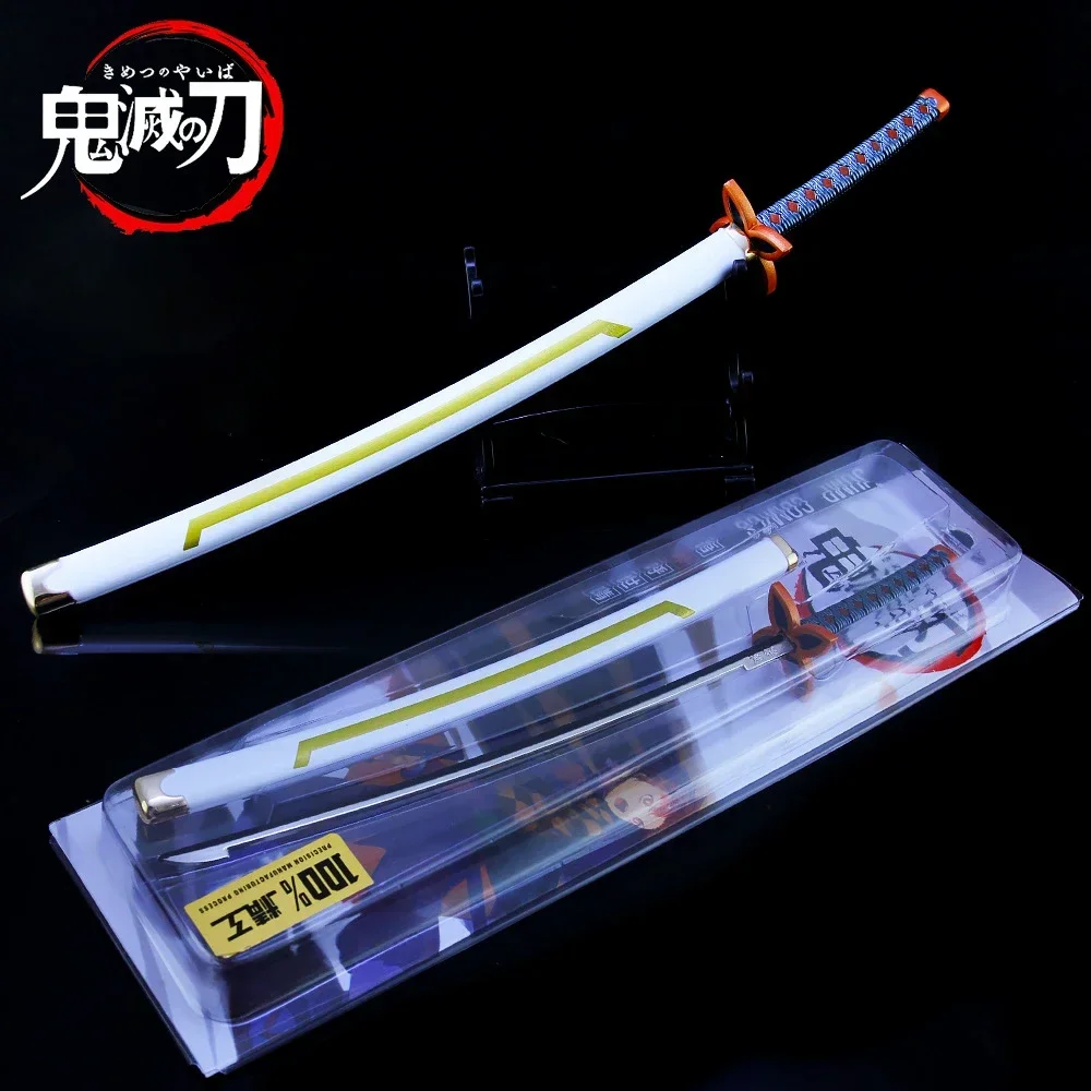 Demon Slayer Cosplay Sword The Insect Hashira Kochou Shinobu Nichirin Blade Japanese Katana Knife Uncut Weapon Model Toy For Kid