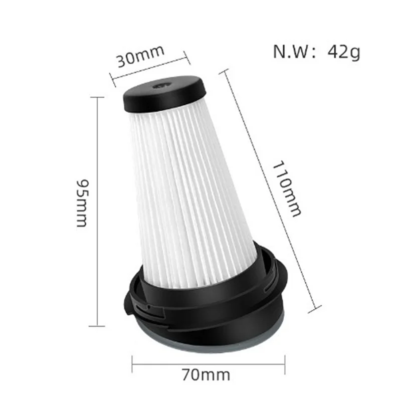 YCOC-3X HEPA Filter Vacuum Cleaner Replacement Accessories For Rowenta ZR005202 Washable Easy To Remove And Replace