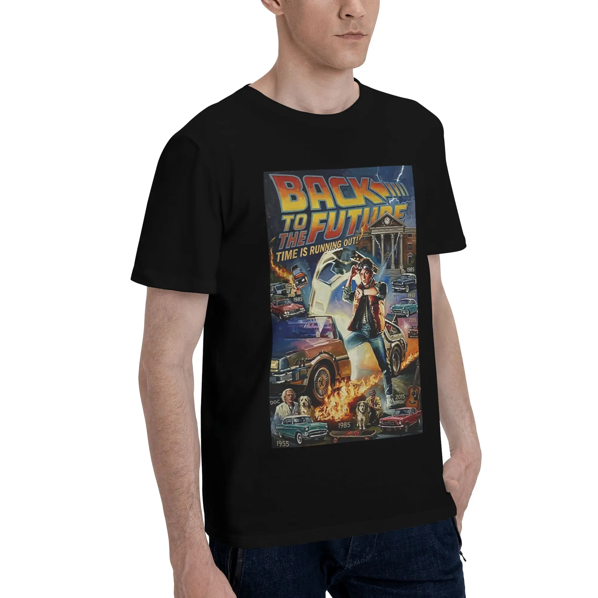 Men Women Graphic Printing Outatime  Marty McFly & Back to the Future T Shirt Tee Cotton  T-shirts Clothes