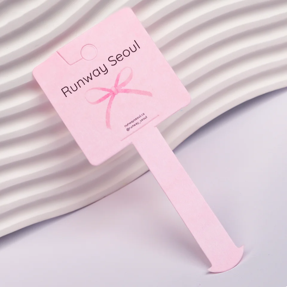 

Fancy Rigid paper made hair band headband packaging card display cards custom