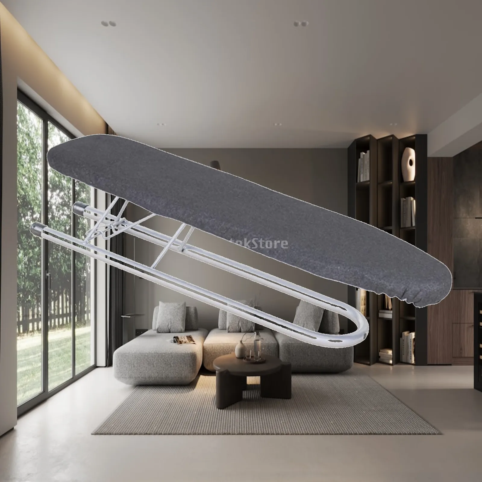 Compact Folding Sleeve Ironing Board Tabletop Ironing Accessory for Home Travel Clothes Pressing