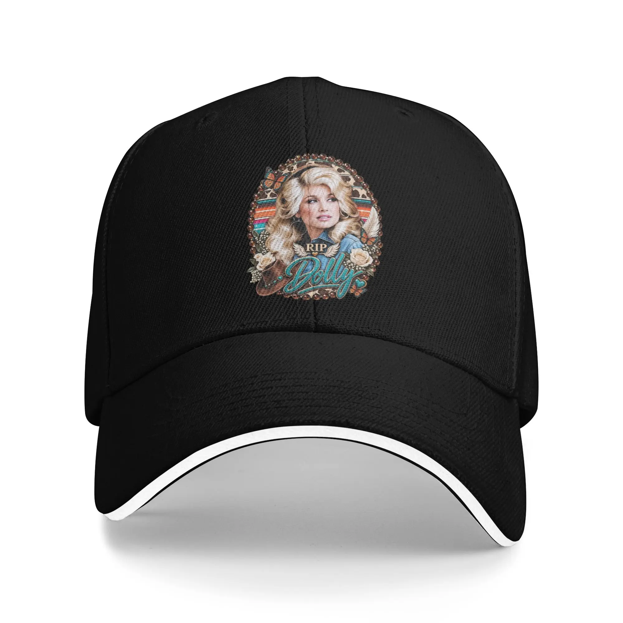 Men's Women's Singer D-Dolly Parton Outdoor Hat  Sun Cap Casual Baseball Cap Golf Hats