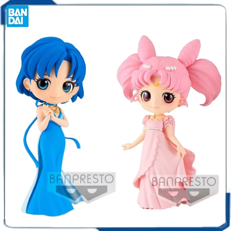 

Bandai Genuine Japanese Anime Sailor Moon Anime Figures Chibiusa Mizuno Ami Different Style Models PVC Desktop Decoration