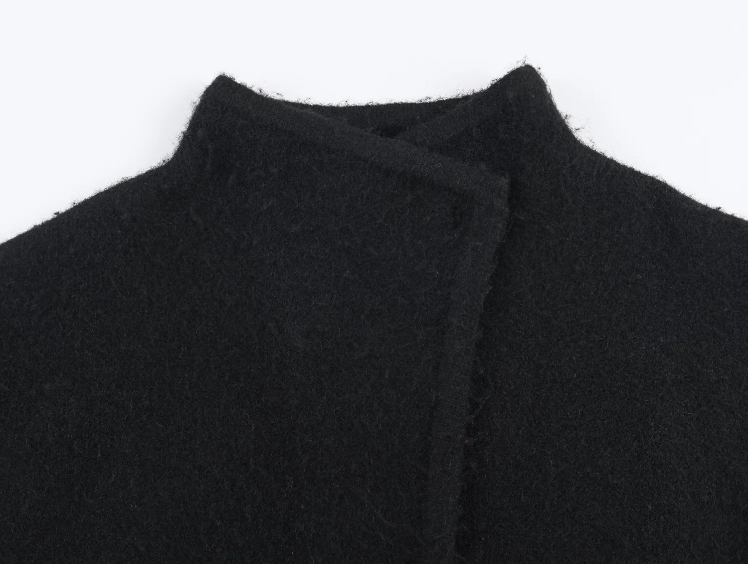 Zimní nová dámská ležérní módní dojíždějící volná kapsa zdobená dvojitou klopou pletená bomber bunda 2025 - náhled 3