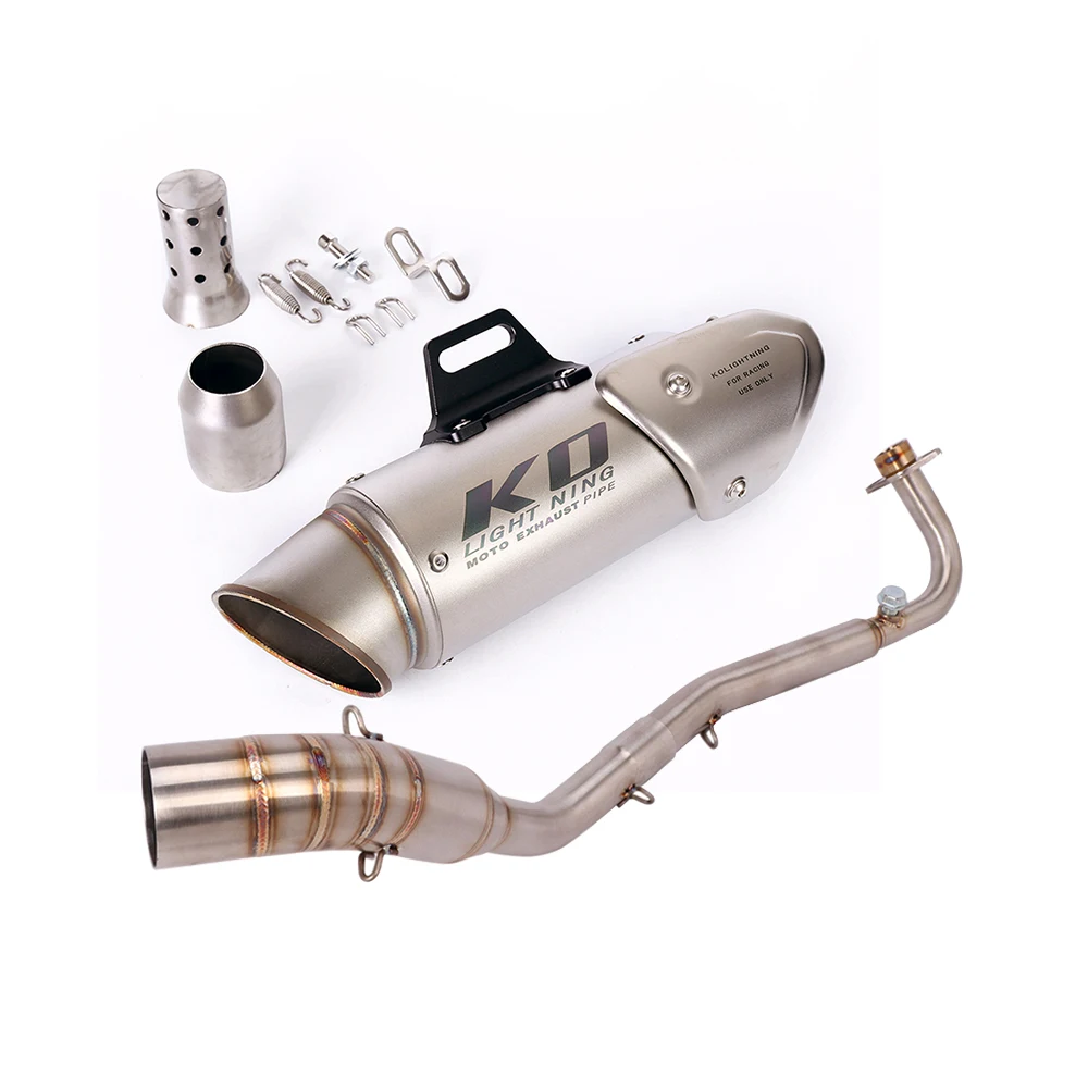 For Kawasaki Ninja Z125 Pro 2023 Full System Motorcycle Exhaust Escape Muffler Header Pipe With DB Killer Stainless Steel
